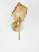 Odelle Wandleuchte Gold, Bernstein mit mundgeblasenem Glas und edlem Design
