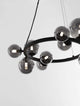 Odillia Pendelleuchte  Ø 65cm G9 11-flammig mit elegantem, filigranem Design in opalinem Glas.