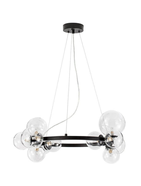 Odillia pendant light Ø 65cm G9 11-light with elegant design and glass bubbles for atmospheric lighting.