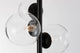 Odillia Pendelleuchte G9 6-flammig mit sphärischen Diffusoren aus klarem Glas und elegantem Design.