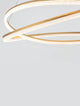 Ofelia LED Pendelleuchte 2-flammig Ø 95cm 3000K in moderner Design-Optik mit sanftem Licht.