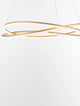 Ofelia LED Pendelleuchte 2-flammig Ø 95cm 3000K in elegantem Design mit geschwungenen Leuchtenarmen