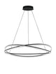 Ofelia LED Pendelleuchte 2-flammig Ø 95cm 3000K in modernem Design, schwebt elegant im Raum.