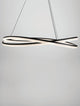 Ofelia LED Pendelleuchte 2-flammig Ø 95cm 3000K, moderne Deckenlampe mit schwungvollem Design