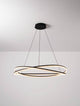 Ofelia LED Pendelleuchte 2-flammig Ø 95cm 3000K mit modernem Design und warmem Licht.