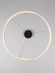 Ofelia LED Pendelleuchte 2-flammig Ø 95cm 3000K mit modernem, ringförmigem Design und sanfter Beleuchtung.