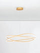 Ofelia LED Pendelleuchte 2-flammig Ø 95cm 3000K elegante Deckenleuchte mit geschwungenem Design.