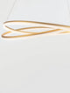 Ofelia LED Pendelleuchte 2-flammig Ø 95cm 3000K in modernem Design mit warmem Licht.