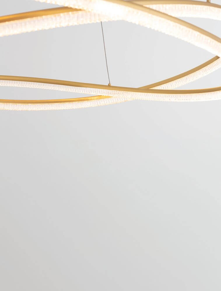 Ofelia LED Pendelleuchte 2-flammig Ø 95cm 3000K, modernes Design mit elegantem Licht.