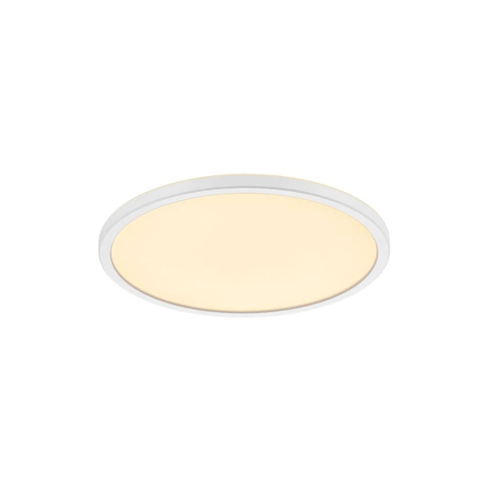 Oja 29 LED Deckenleuchte 2700K in modernem, flachem Design mit warmweißem Licht.