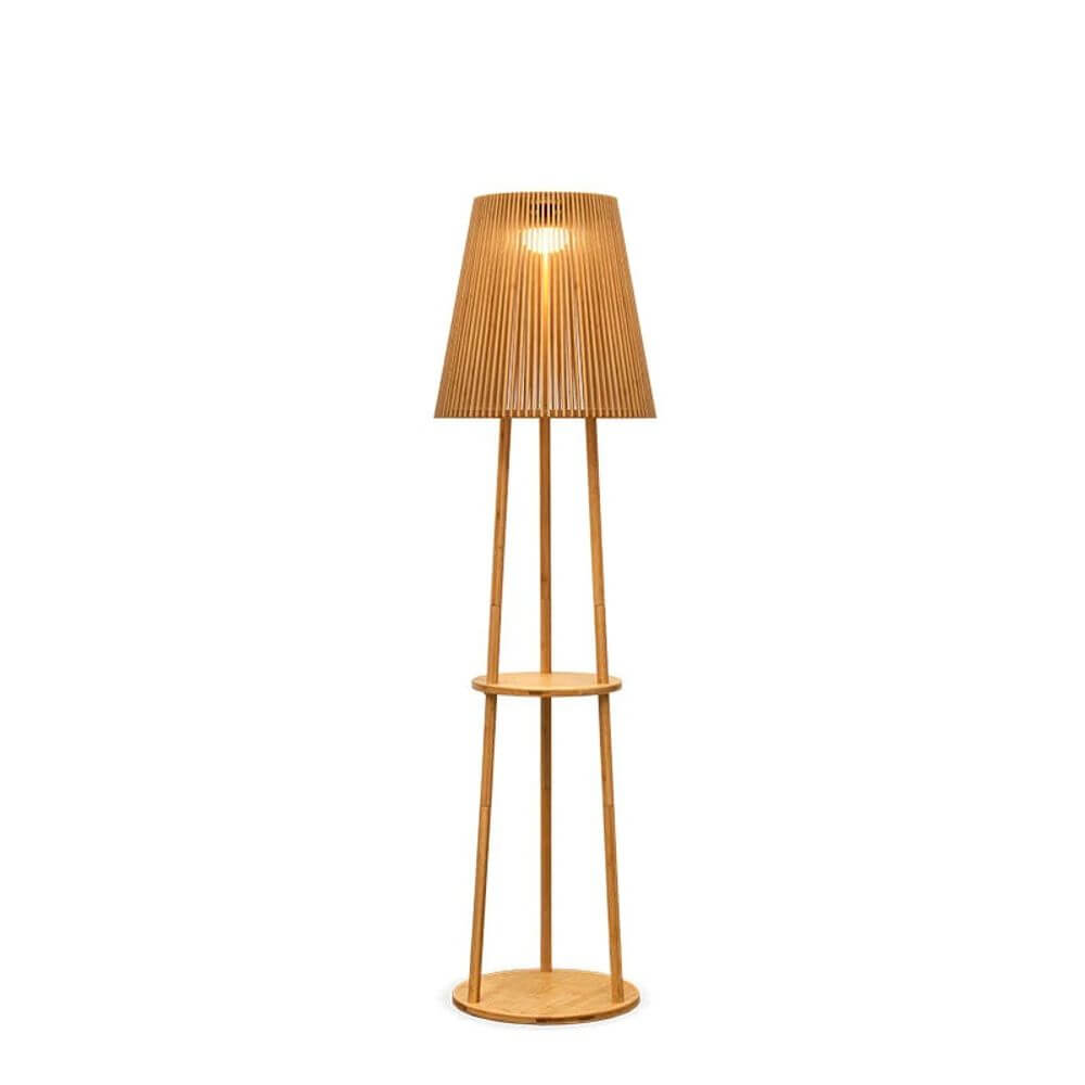 Okinawa Bambus LED Boho Stehleuchte Solar + Akku IP54 online kaufen