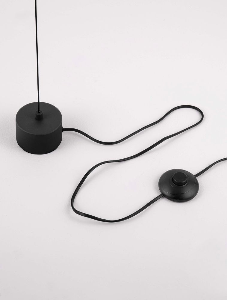Olea LED Deckenleuchte Ø 35cm 3000K Netzstecker Weiß,Schwarz