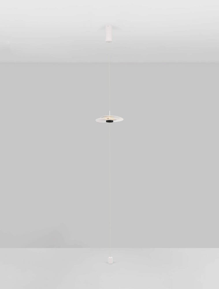 Olea LED Deckenleuchte Ø 35cm 3000K Weiß,Schwarz in modernem Design, ideal für stilvolle Raumbeleuchtung