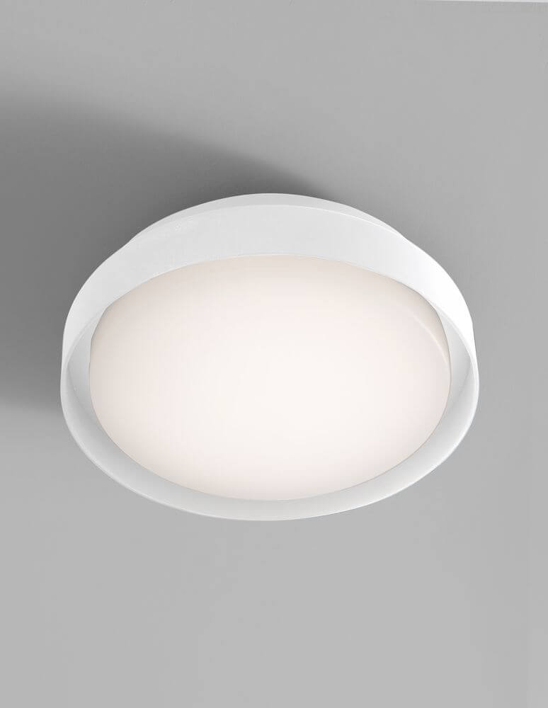 Oliver LED Außenwandleuchte 3000K IP65 – moderne weiße Außenwandleuchte aus Acryl und Aluminium, witterungsbeständig und pflegeleicht
