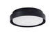 Oliver LED Außenwandleuchte 3000K IP65 - schwarze, runde Außenwandleuchte aus Aluminium und Acryl, modernes, witterungsbeständiges Design