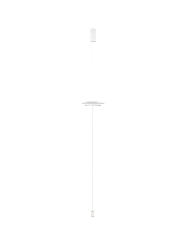 Olos LED Deckenleuchte Ø 35cm 3000K Weiß,Chrom in modernem Design mit cleaner, schlichter Optik.