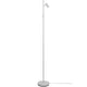 Omari LED Stehlampe mit minimalistischem Design und dimmbaren Lampenkopf, ideal für gemütliche Ecken.