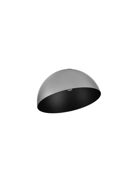 Plafonnier Onia E27 Ø 50 cm au design moderne avec intérieur noir.