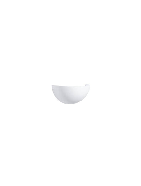 Onica LED wall light 3000K white - modern, semi-circular wall lamp in white, ideal for stylish interiors.