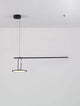 Opi LED Pendelleuchte Horizontal 3000K Schwarz – moderne schwarze Pendelleuchte 180x100x30 cm, LED ohne Dimmer, ideal für Wohnzimmer oder Esszimmer