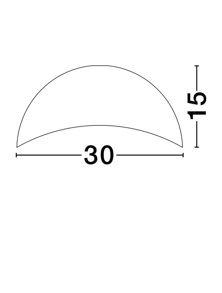 Opsi Deckenleuchte E27 Ø 30cm