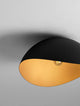 Opsi Deckenleuchte E27 Ø 50cm mit elegantem schwarz-goldenem Design für stilvolle Beleuchtung.