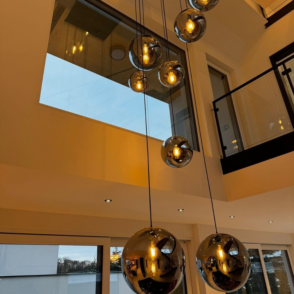 s.luce Orb galerielamp 8-lichts modulair