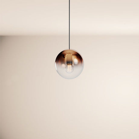 s.luce Orb globo de vidro luz de galeria 500cm suspensão preto