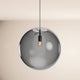 s.luce Orb Glaskugel Galerieleuchte 500cm Aufhängung Schwarz