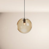 s.luce Orb Boule de verre Lampe de galerie 500cm Suspension Noir