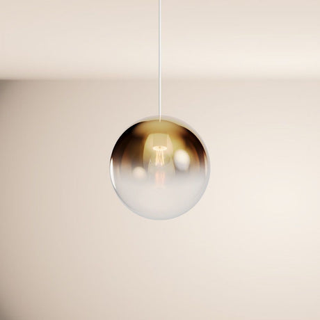 Orb glass globe gallery light sospensione 500cm bianco