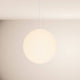 s.luce Orb Boule de verre Lampe de galerie Suspension 500cm Blanc