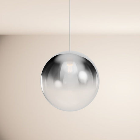 s.luce Orb glass globe gallery light suspension 500cm white