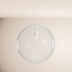 s.luce Orb Boule de verre Lampe de galerie Suspension 500cm Blanc