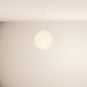 s.luce Orbe de cristal globo galería luz suspensión 500cm blanco