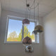 s.luce Orb Boule de verre Lampe de galerie Suspension 500cm Blanc