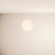 s.luce Orb Boule de verre Lampe de galerie Suspension 500cm Blanc