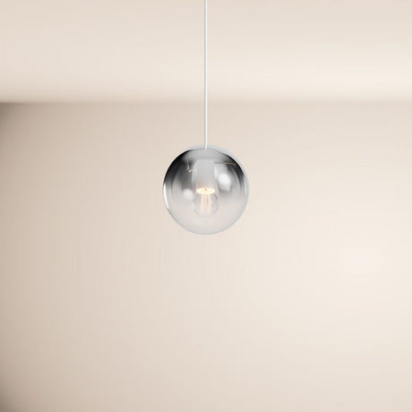 s.luce Orb Boule de verre Lampe de galerie Suspension 500cm Blanc