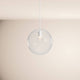 s.luce Orb Boule de verre Lampe de galerie Suspension 500cm Blanc