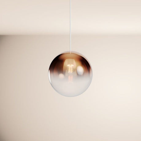 s.luce Orb Boule de verre Lampe de galerie Suspension 500cm Blanc