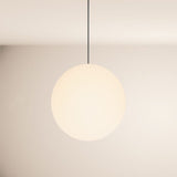 s.luce Orb szklana kula lampa wisząca 150cm zawieszenie czarny
