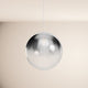 s.luce Bola de vidro Orb suspensão de luz pendente 150cm branco