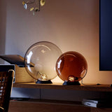 s.luce Lámpara de mesa Orb glass globe