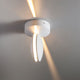 Maia LED-effekt utendørs vegglampe 100 lm hvit i moderne design med innovativ LED-teknologi.