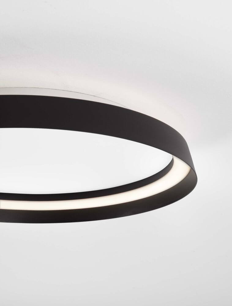 Ormi Deckenleuchte Ø 45cm 2700, 4000K mit dimmbarem Licht und DIP-Switch-Funktion für Lichtfarbe.