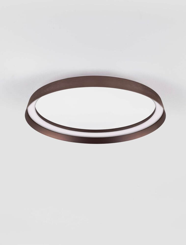 Ormi Deckenleuchte Ø 45cm 2700, 4000K mit dimmbarem TRIAC und DIP-Switch-Funktion für Lichtfarbe.