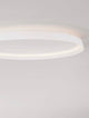 Alt Tag: Ormi Deckenleuchte Ø 60cm 2700 Up & Down 4000K minimalistische kreisrunde Deckenleuchte in Champagnerbraun, warmes Up-and-Down Licht