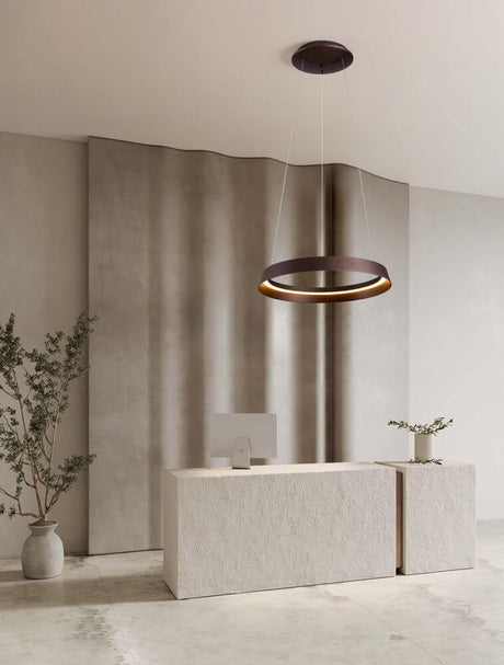 Ormi Pendelleuchte Ø 45cm 2700, 3000K dimmbar TRIAC, moderne LED-Pendelleuchte von Nova Luce
