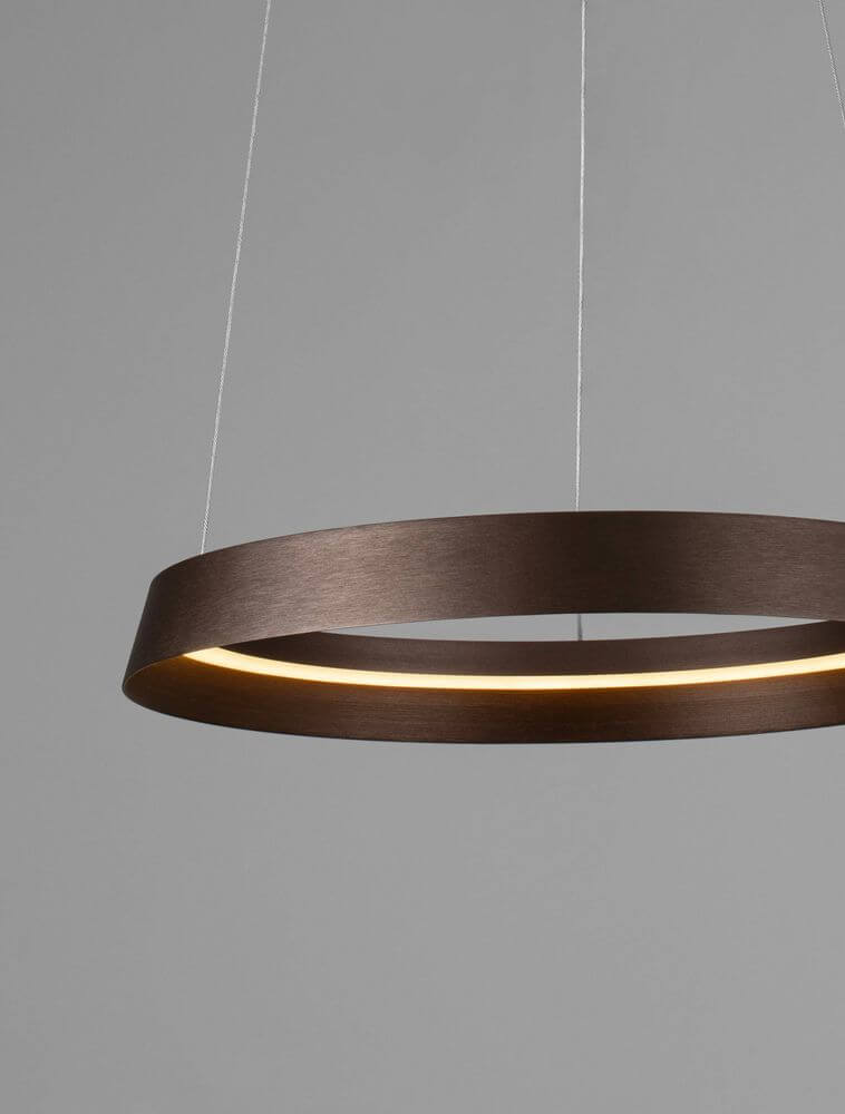 Ormi Pendelleuchte Ø 45cm 2700, 3000K in elegantem Design mit dimmbarem Licht.