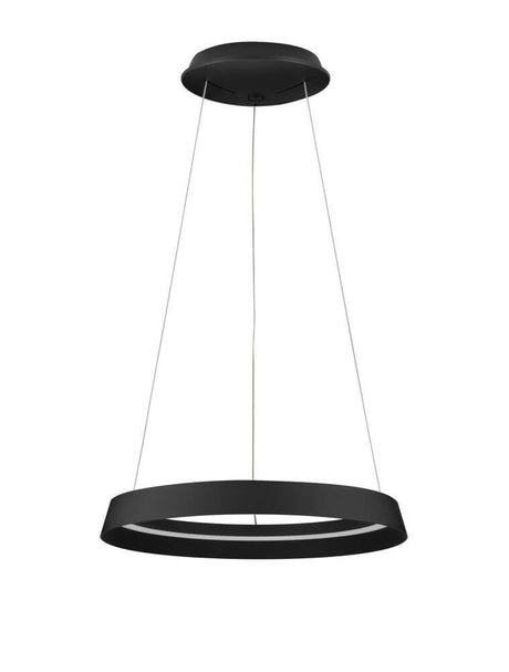 Ormi pendel Ø 45cm 2700, 3000K. Moderne sort lampe med dæmpningsfunktion og DIP-switch til lyse farver.